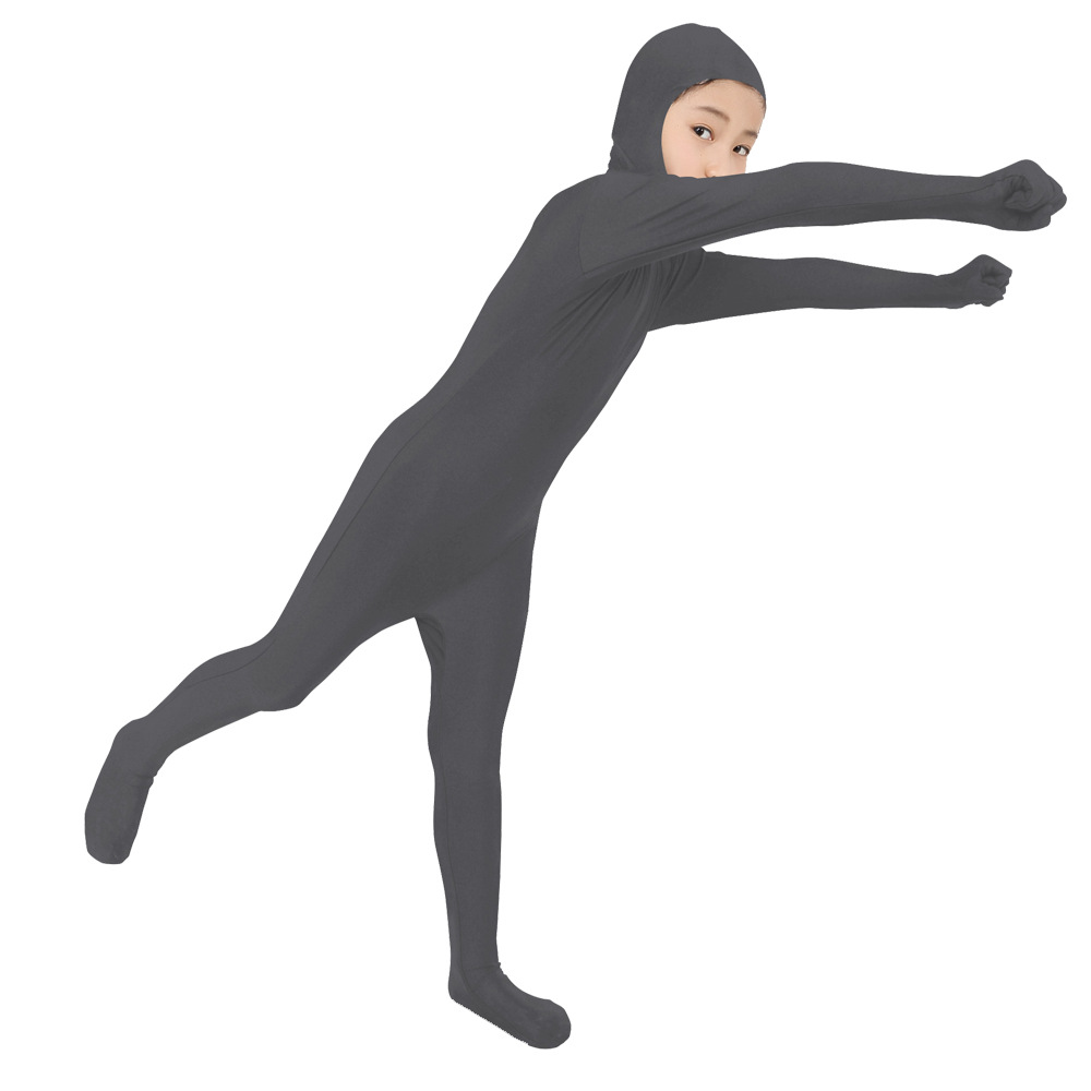 儿童全包开脸莱卡紧身衣/连体服/儿童舞蹈zentai动漫演出服隐形衣