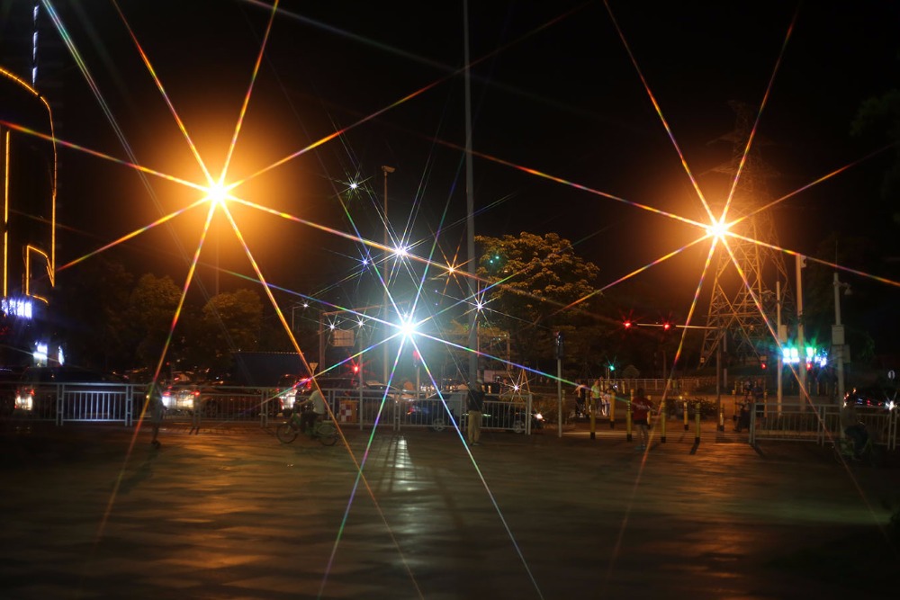 外贸跨境 星光镜4线/6线/8线三片套装滤镜49/52/55/58/62/67/77