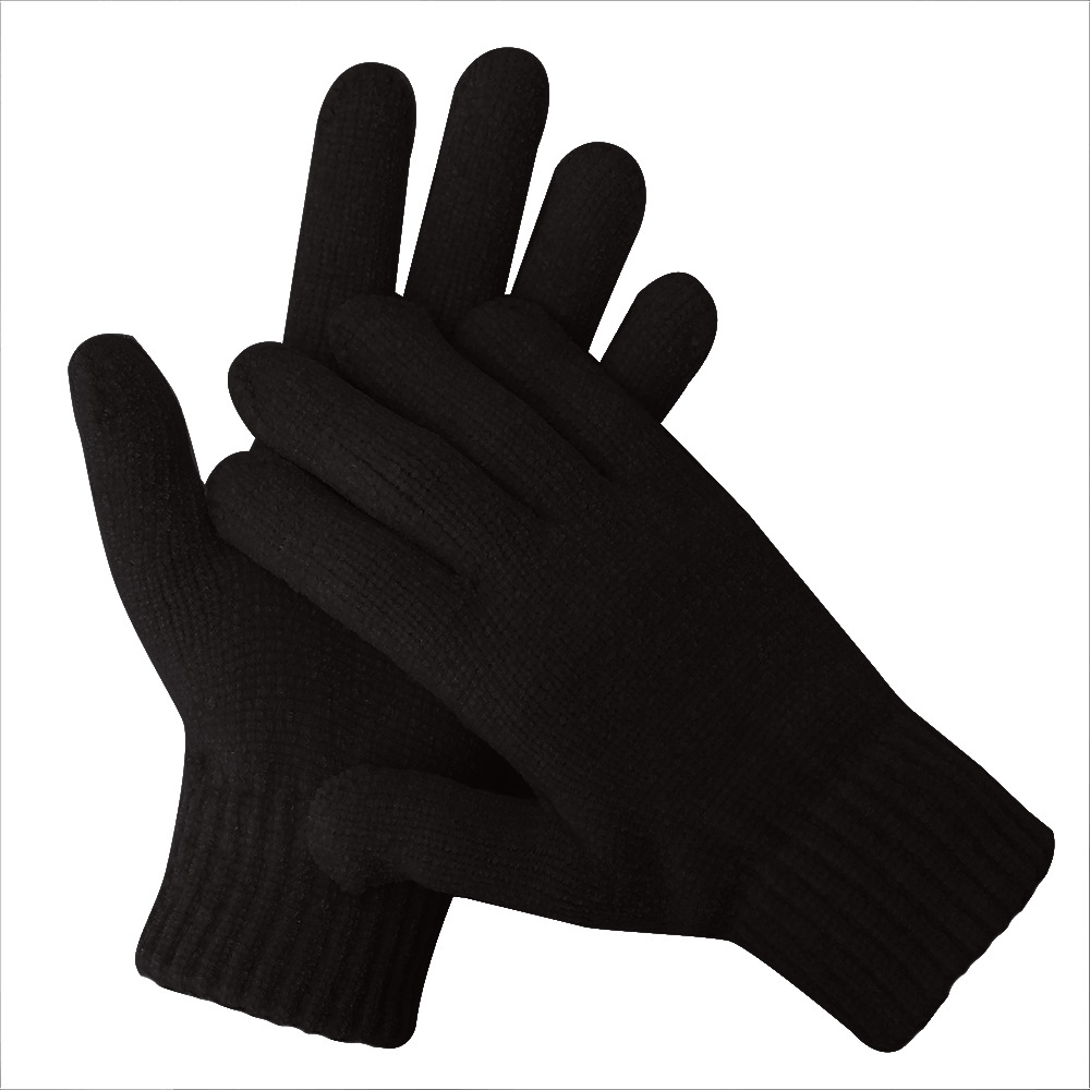 单色雪尼尔腈纶 涤纶 手套触摸柔软戴上去舒适冬天出行厂家直销