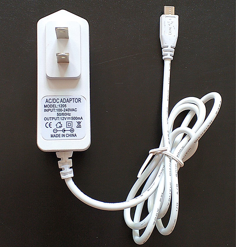 高品质12v0.5a开关电源充电器 220v转12v 足安足流电源 安卓接口