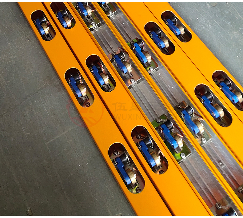 总装线组装线导电槽 2037集电轨 流水线工装板导电槽单双向集电轨