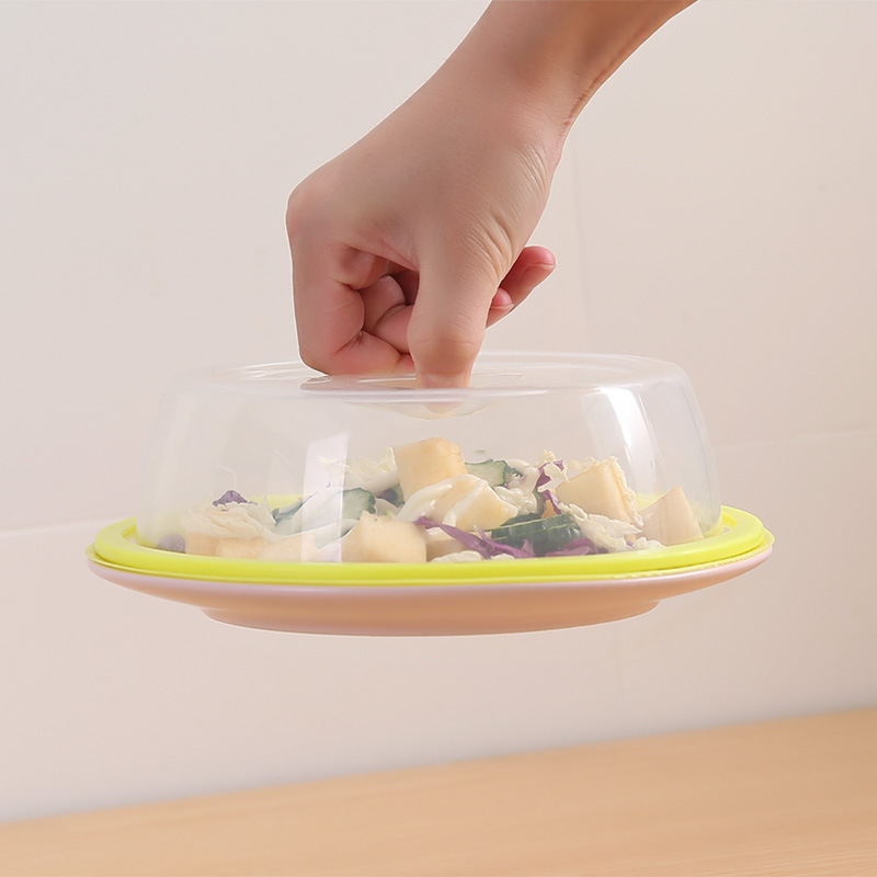 Overlay Silicone Fresh-Keeping Lid Transparent Transparent Bowl Cover Sealed Refrigerator Microwave Oven Dedicated for Heating round Splash-Proof Cover