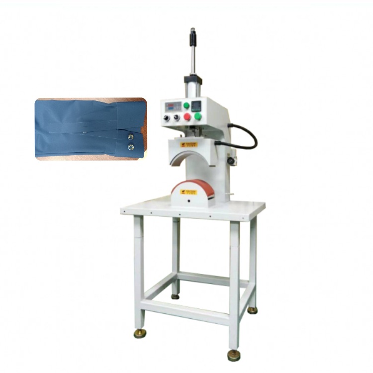 无缝衬衣弧形袖口专用压烫机 服装自动无缝冲锋衣袖袖口热压机