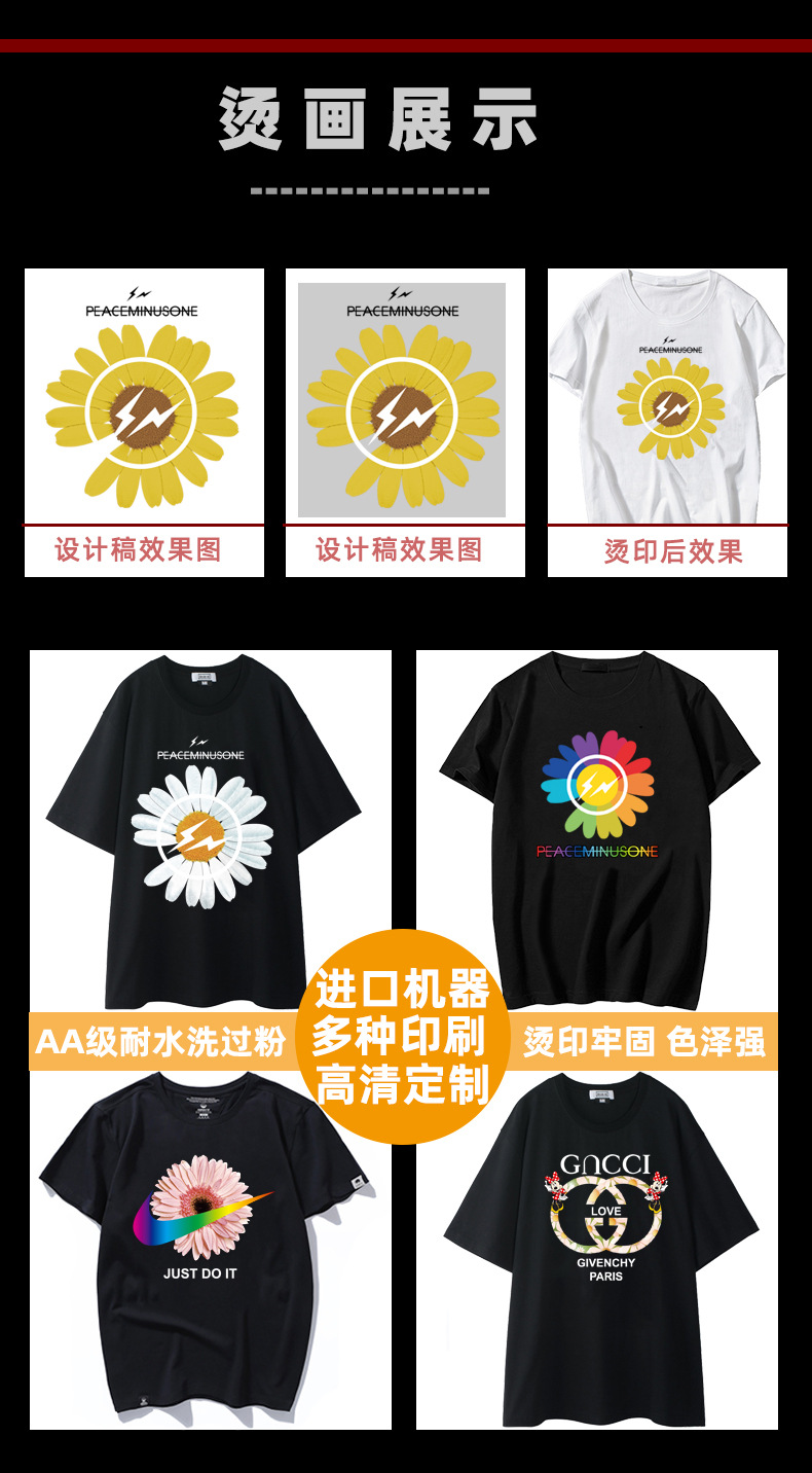 工厂定制服装柯式烫画 运动服瑜伽服反光logo烫画贴 热转印反光标