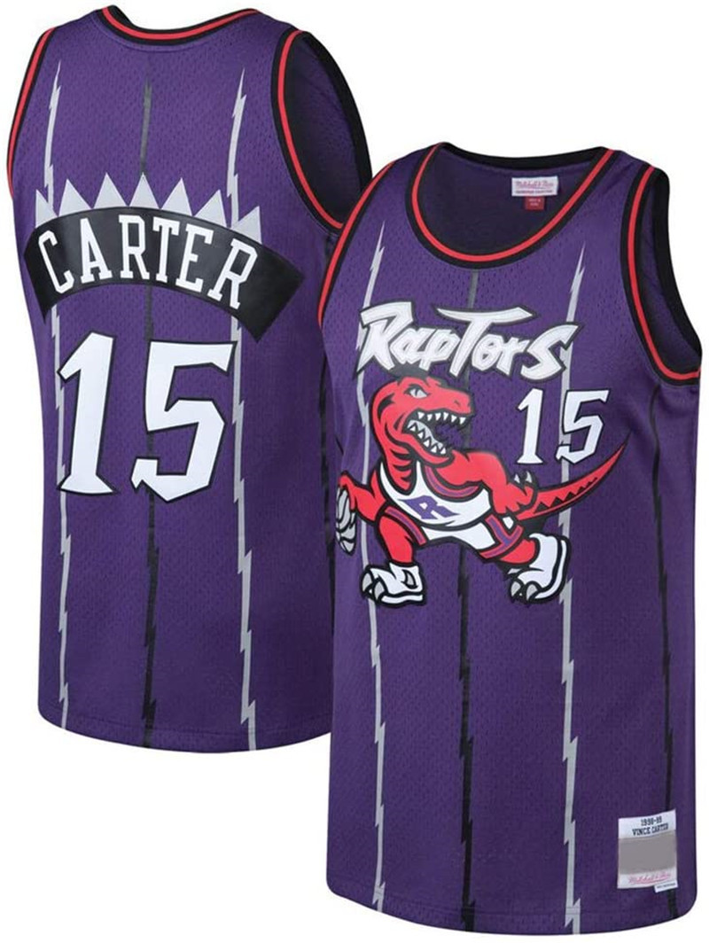 批发nba球衣 猛龙队1#15#篮球球衣刺绣篮球服 外贸货源支持代发