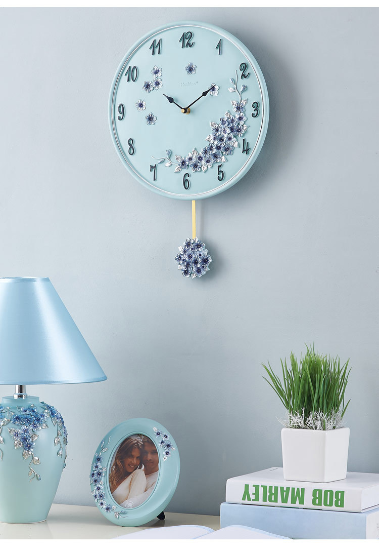 好心艺墙上挂钟客厅北欧现代简约创意潮流免打孔艺术静音时钟挂墙