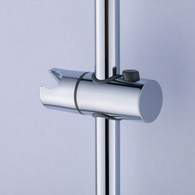 花洒座调节喷头支架淋浴花洒杆固定座配件塑料滑套abs24升降25mm