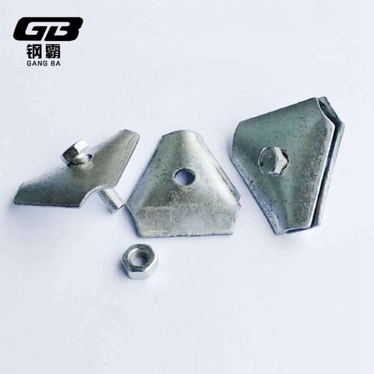 三角避雷卡防雷配件可调节避雷带支架工程用避雷装置夹片