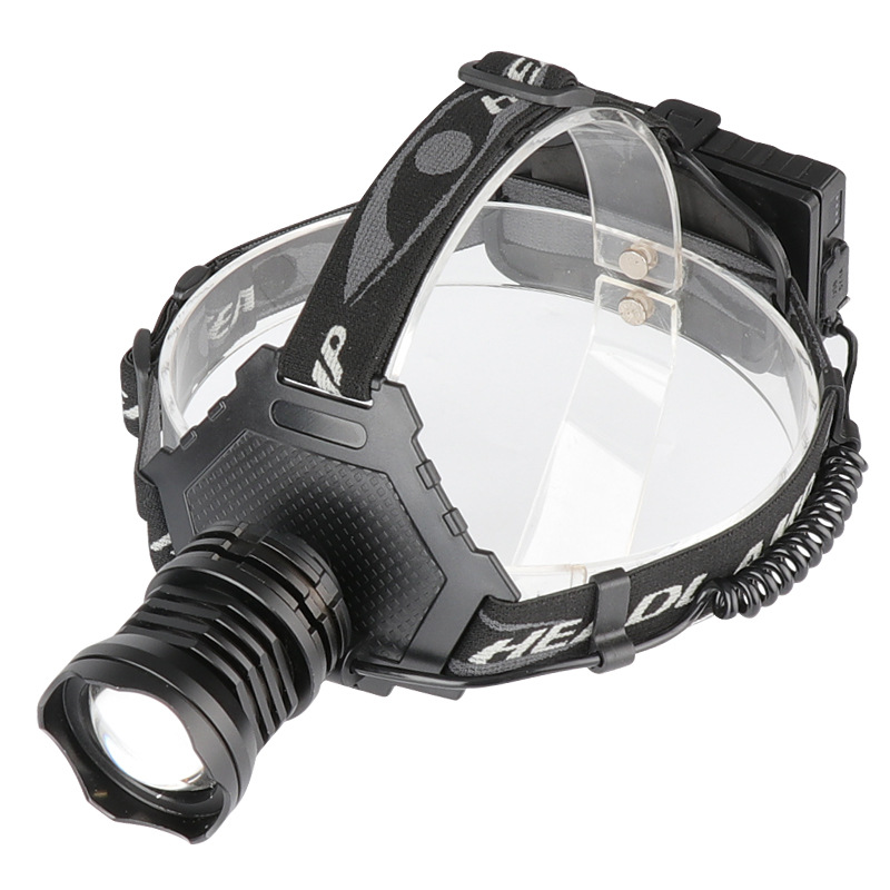 跨境新款p70强光头灯 户外led照明头戴灯 18650锂电usb充电伸缩调