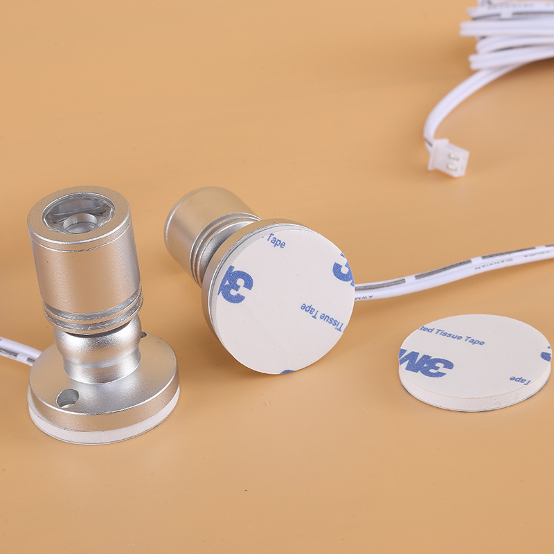 家用专用led可粘贴迷你微型小射灯1w串联展柜展示灯明装柜台酒柜