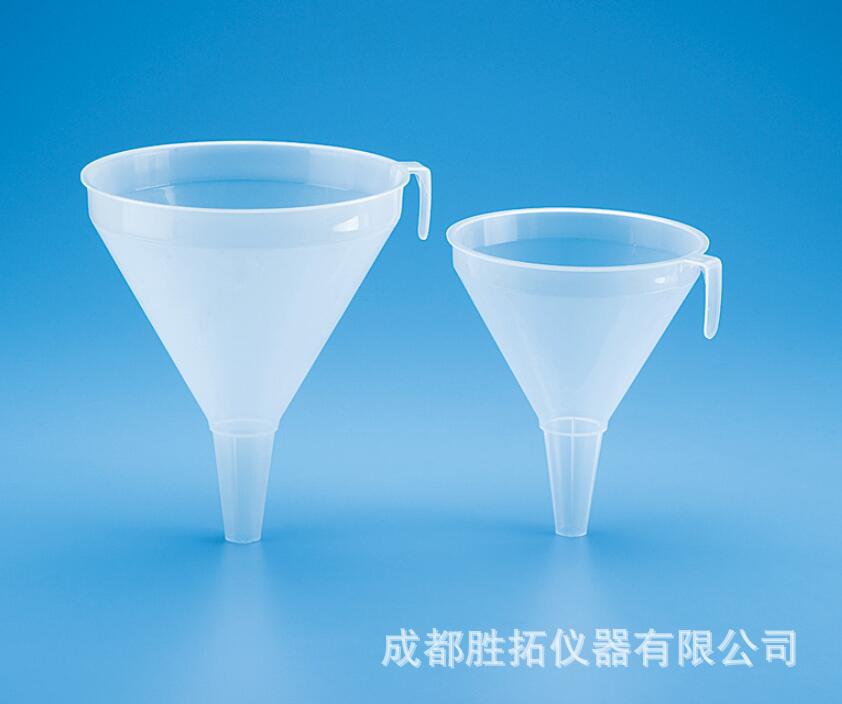 实验室用大型hdpe漏斗,18-43cm塑料漏斗,可121℃灭菌pp漏斗