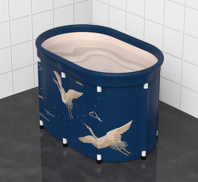 工厂成人折叠浴缸大号家用浴桶便携大人折叠免充气汗蒸泡澡桶批发