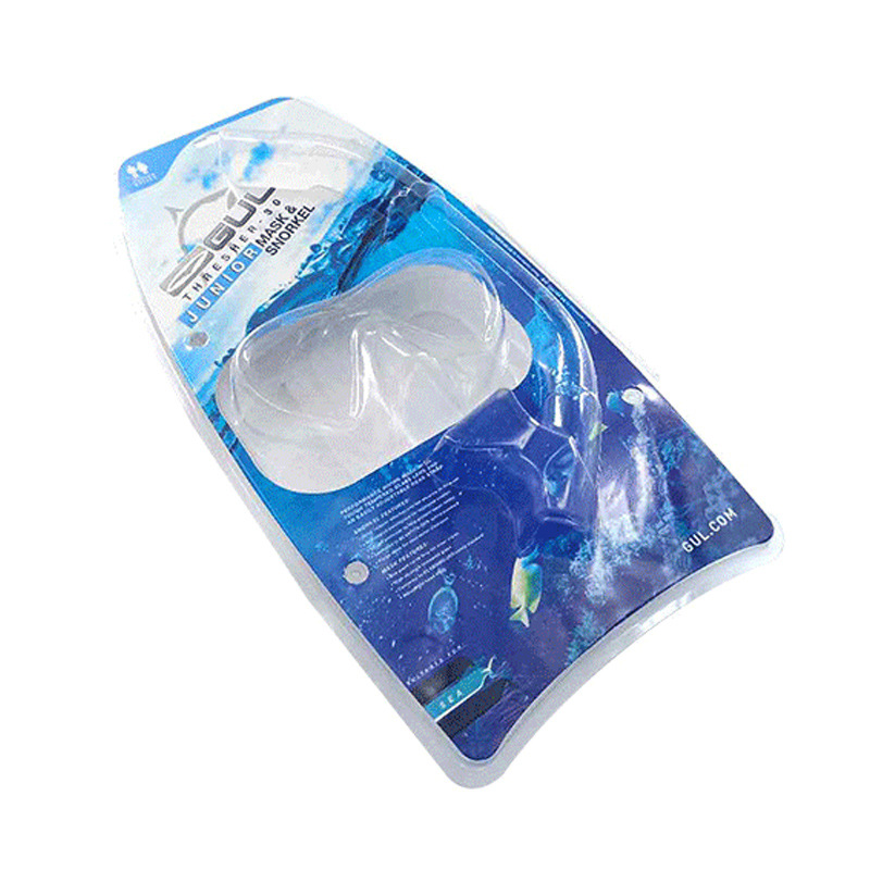 厂家定做透明pvc泳镜吸塑包装盒潜水眼镜吸塑内托潜水镜吸塑包装