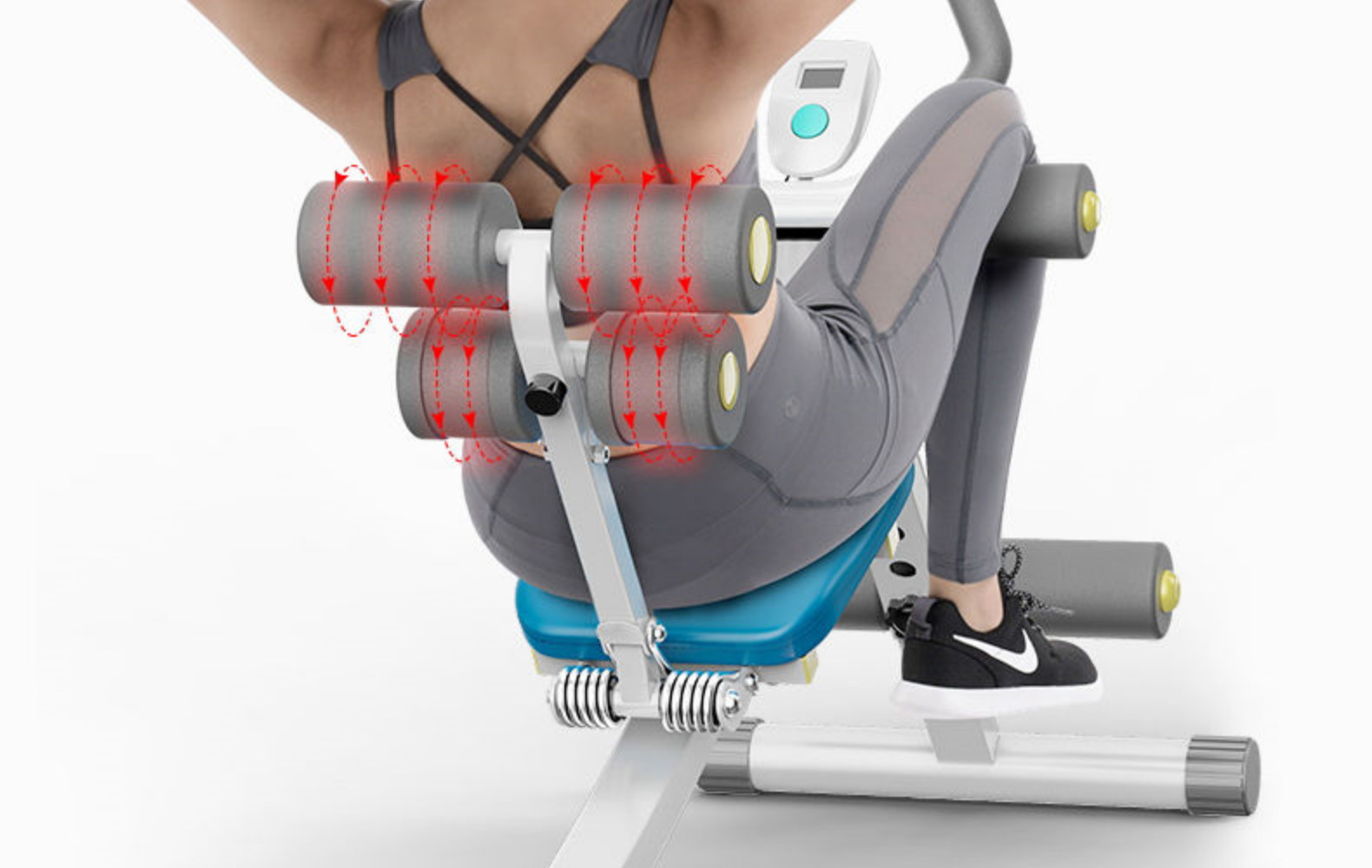 瘦腰健腹器懒人收腹机腹部运动健身器材家用锻炼腹肌训练美腰器