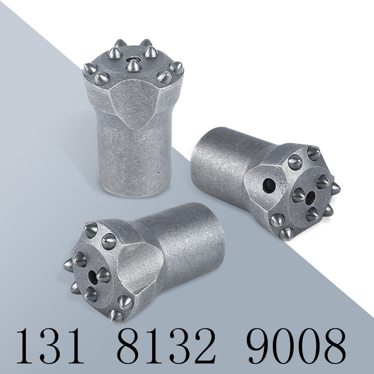 球齿型风钻钻头 yt28手持式风钻合金钻头头 空心钻钎四抓梅花钻头