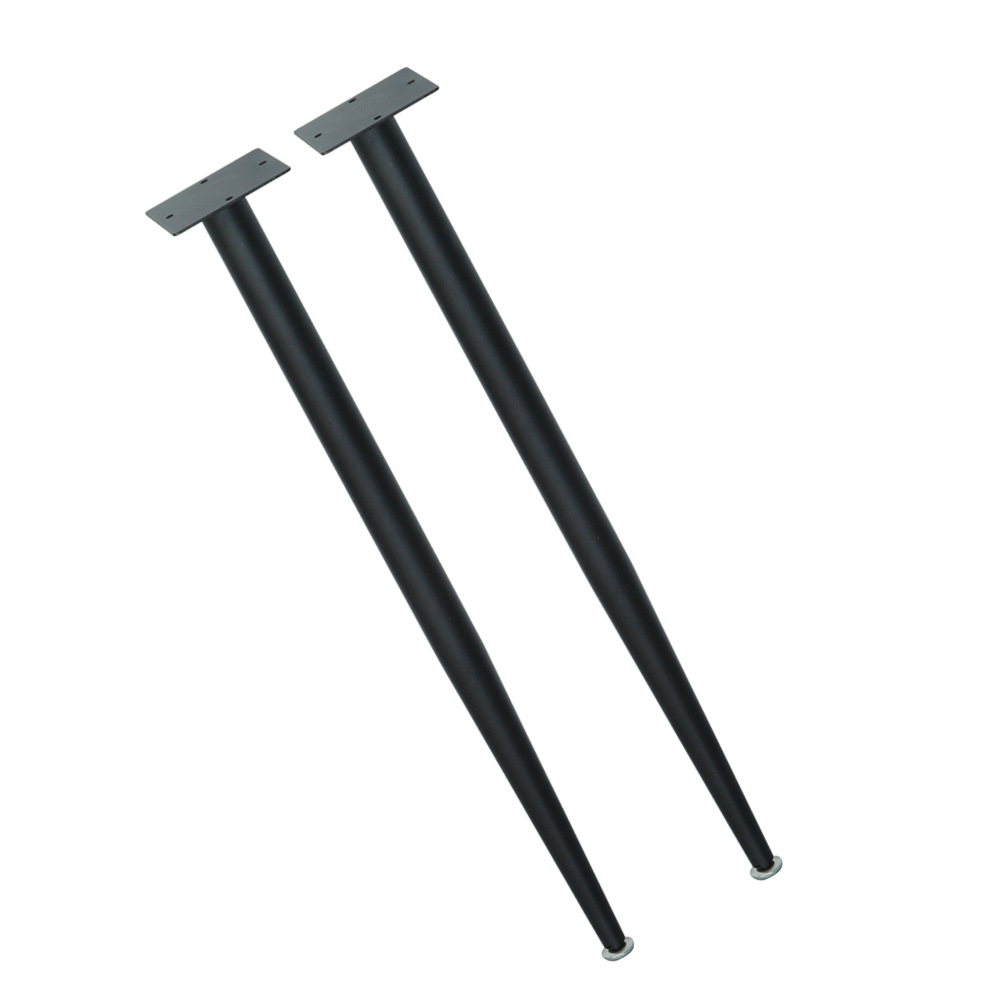 现代简约铁艺桌脚桌腿定制实木桌子腿家具五金配件办公餐桌腿跨境