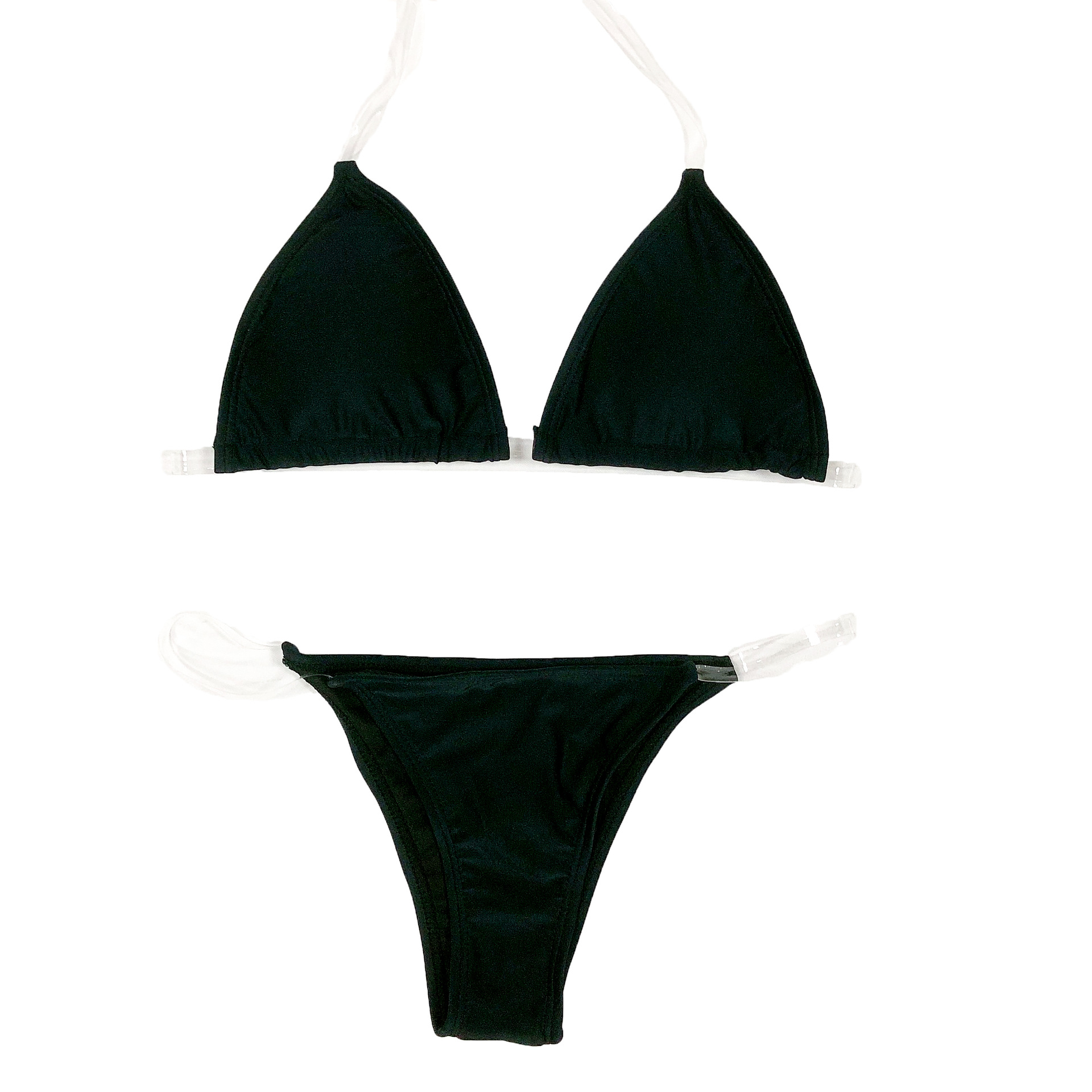 2021新款泳衣 欧美性感透明带比基尼bikini 女士泳装swimsuit工厂