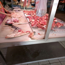 食品级防滑塑料PE猪肉分割台加宽加厚猪肉案板