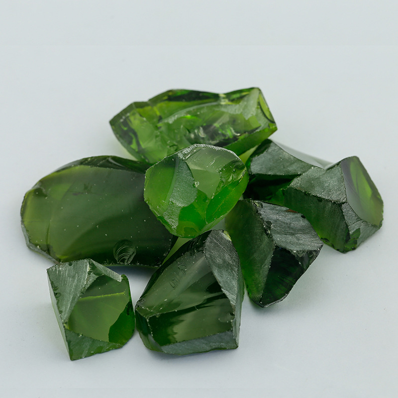 梧州人造宝石西陶 原石原料摆件装饰 宝石切割