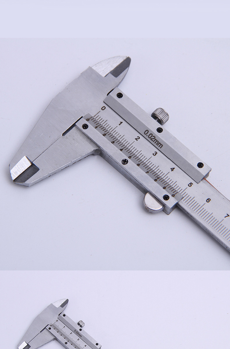 cj-5067多功能深度尺内外径厚度尺精准测量碳钢游标卡尺150mm批发