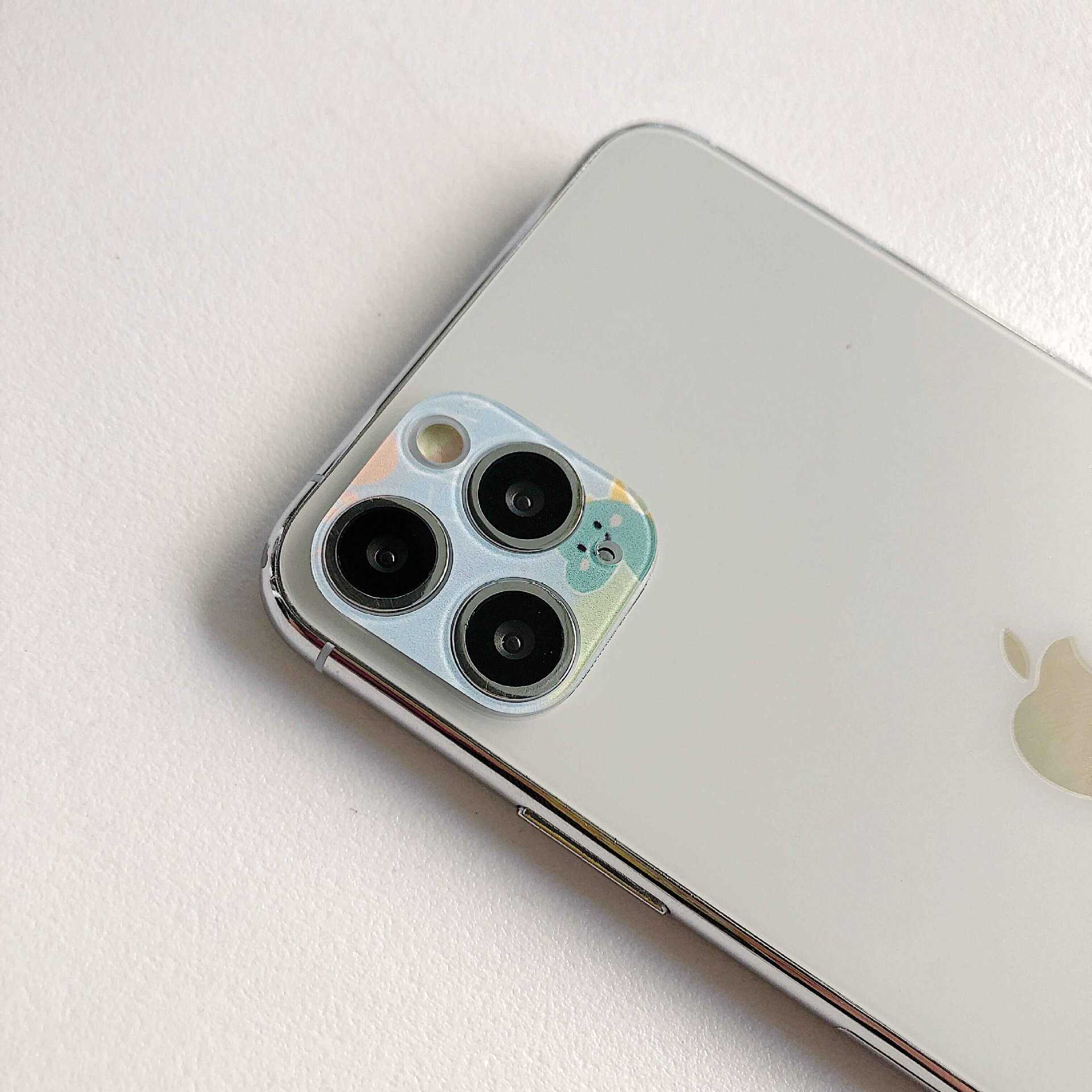 适用于iphone11摄像头亚克力卡通镜头膜iphonexsmax后摄像头圈