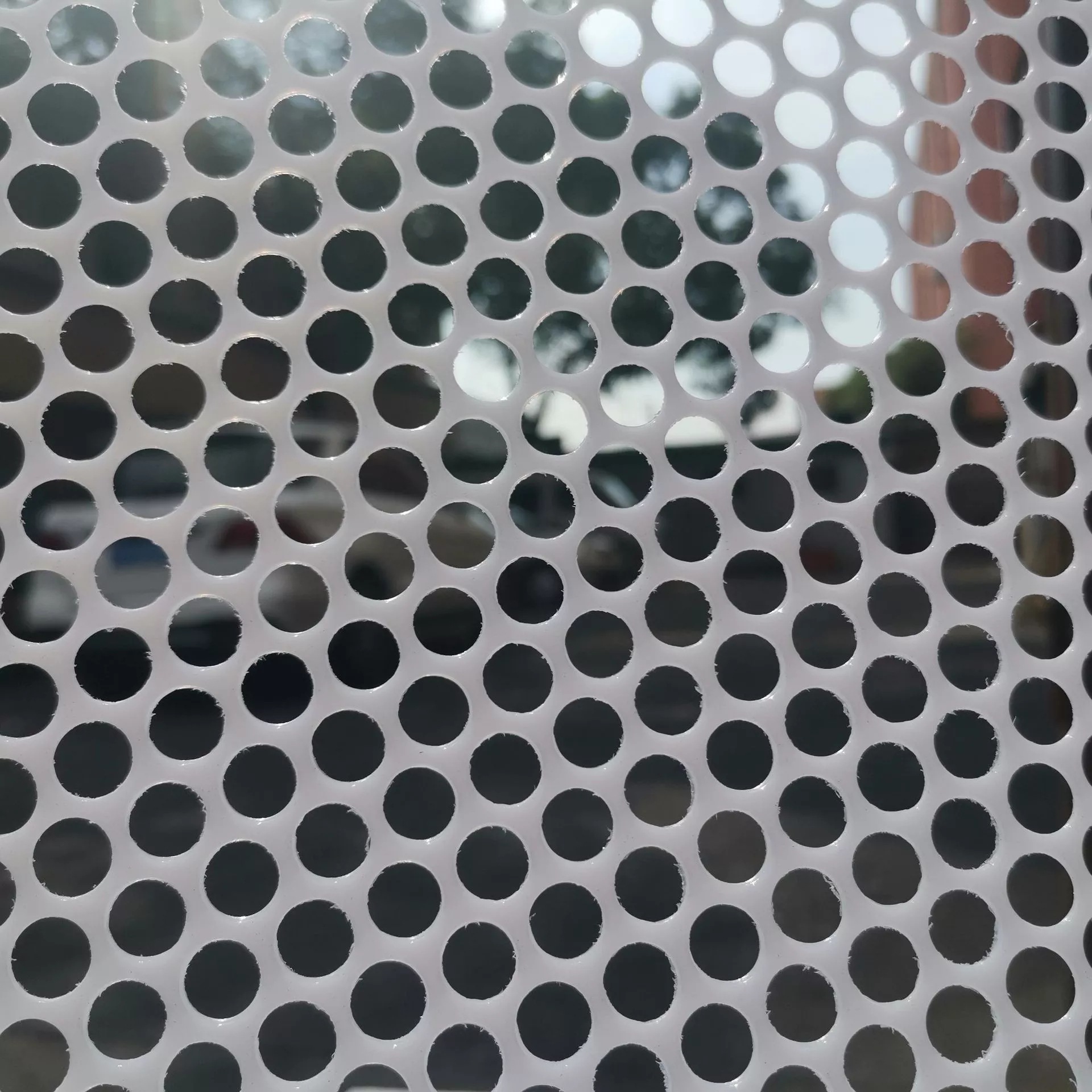 厂家直销白色聚丙烯pp塑料穿孔板pp冲孔板塑料板穿孔加工