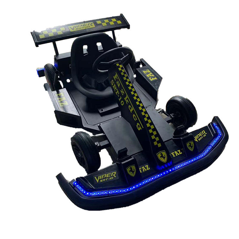 广场四轮漂移车电动卡丁车电瓶车成年大人儿童网红同款娱乐设备