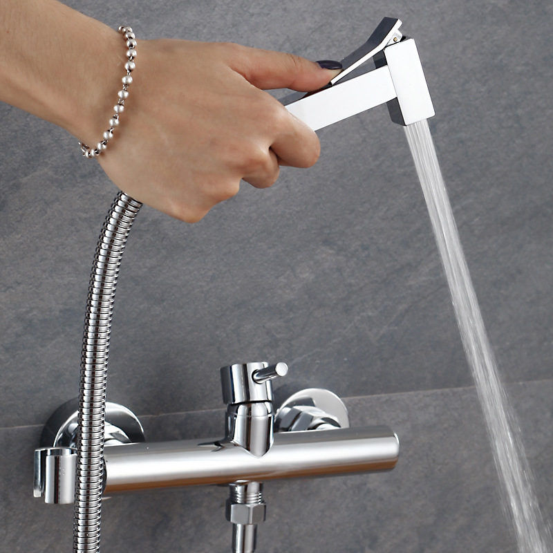 马桶冲洗器喷枪高压冷热水龙头增压妇洗喷头卫生间水枪清洗全铜