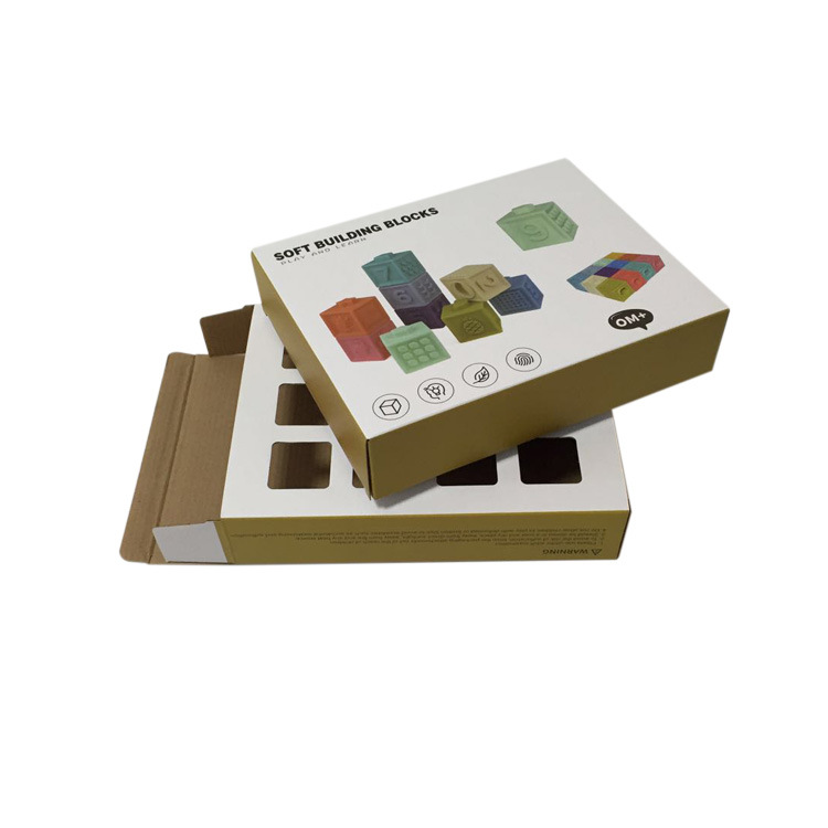 积木纸盒拼图玩具彩盒瓦楞纸盒儿童玩具纸盒定制支持小批量定做