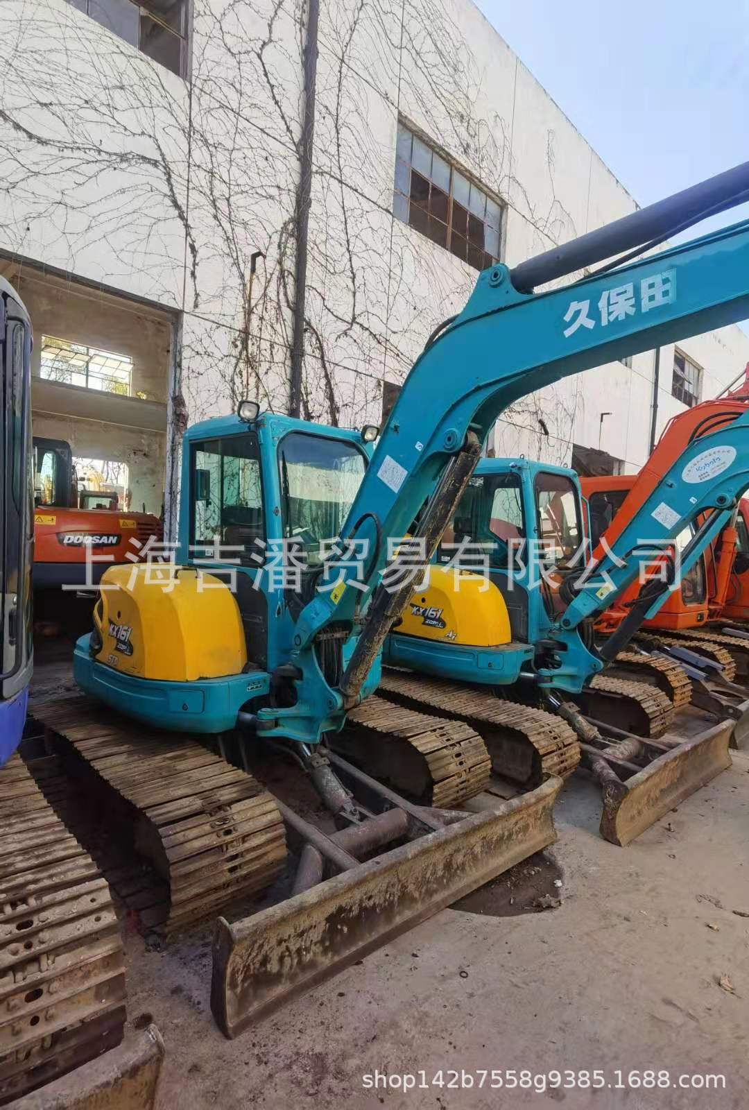 二手挖掘机久保田kx161 155 160 170 挖土机 5吨小钩机