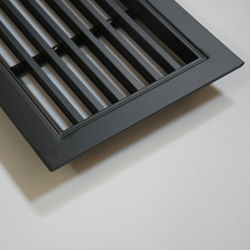 中央空调0度双层装饰排风口 大型商场天花吊顶线型出风口定制