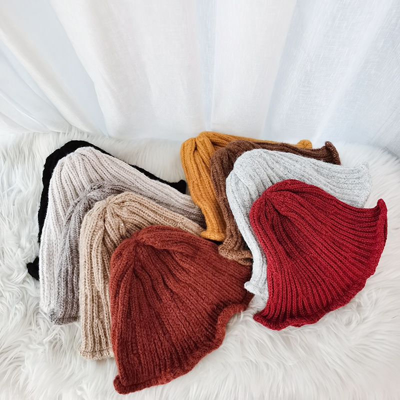 2020冬季新款女帽时尚灯笼帽百款日系保暖帽子休闲毛线帽均码女