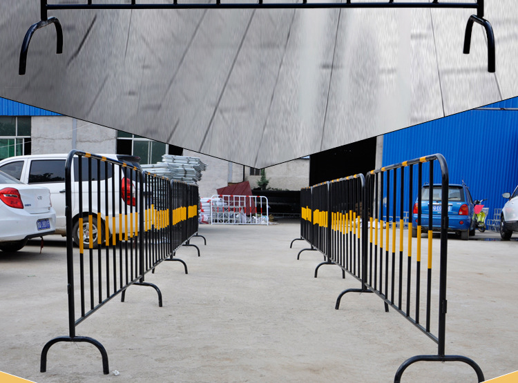 铁马护栏市政道路施工临时隔离栏警示防护栏马拉松不锈钢安全围栏