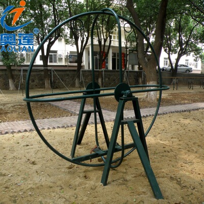 抗眩晕滚轮飞行训练转轮旋转轮拓展训练户外学校训练器材