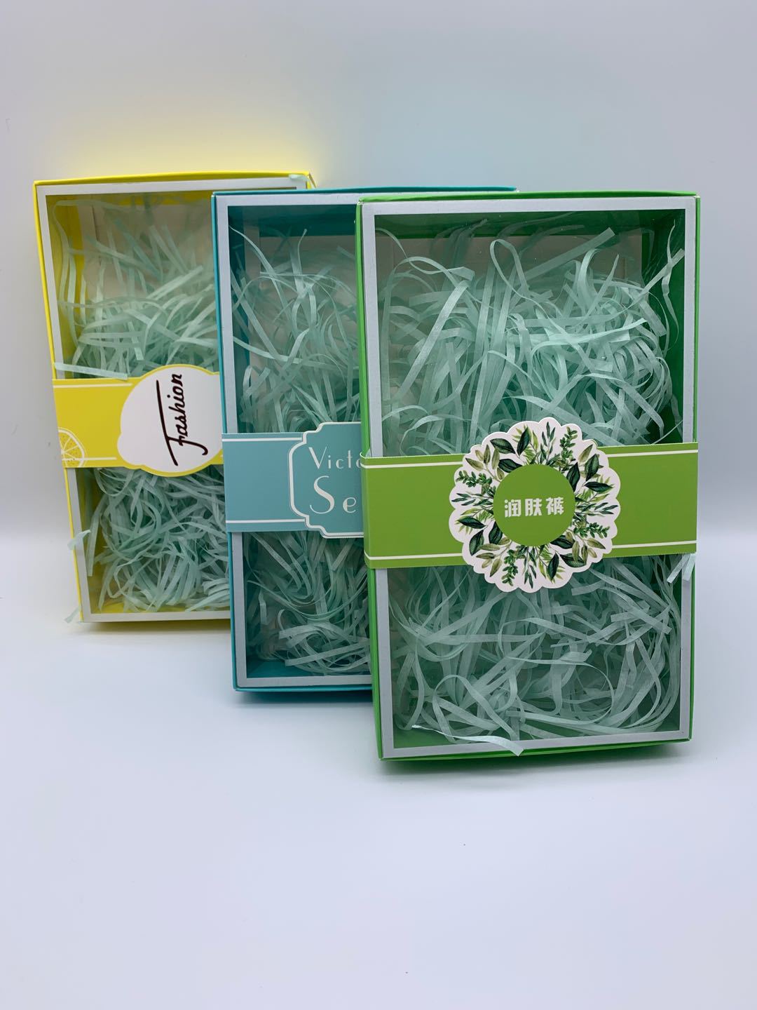 PVC New Exquisite Packing Box Jewelry Box Gift Box Scarf Box Panty Socks Packing Box Spot Sale
