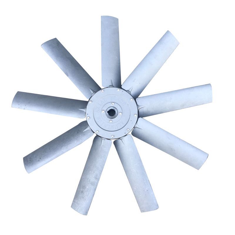 厂家直供轴流风机铝合金叶轮 防爆可调铝风叶 铝合金风机叶轮