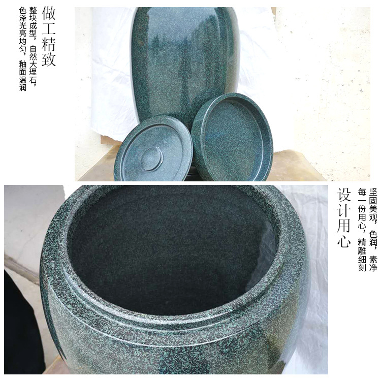 青花岗金罐; 骨灰盅及祭祀殡葬及用品;骨灰盒骨灰罐骨灰盅