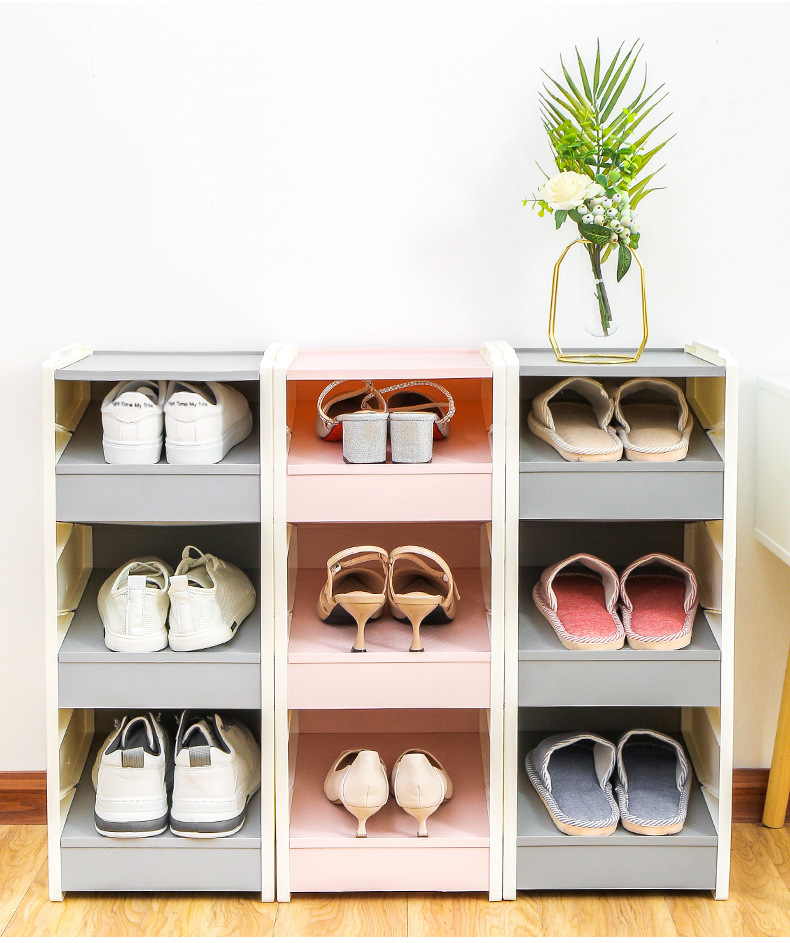 创意鞋柜家用经济型入户收纳组装多层简易组合式鞋架置物架子
