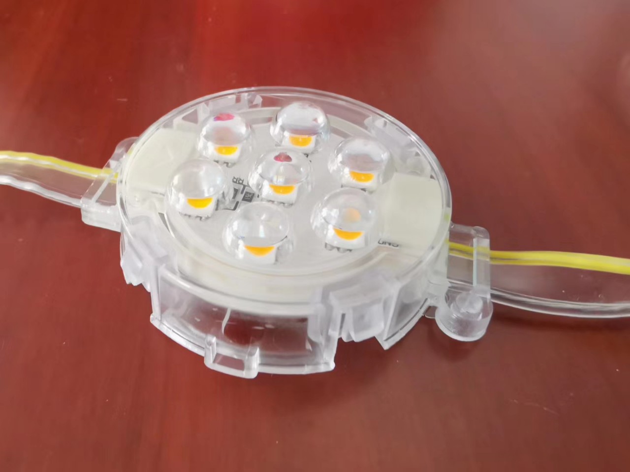 led5公分点光源户外跑马夜景单色全彩轮廓亮化门头招牌装饰灯24v