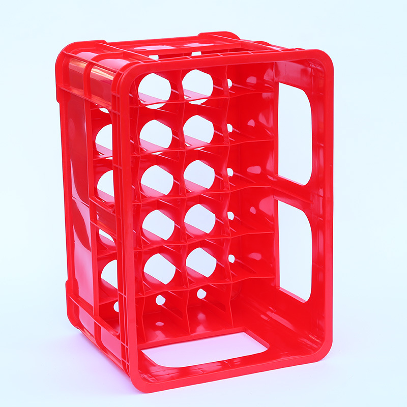 Wholesale 24 Grid 12 Grid Plastic Beer Crate Cola Soymilk Beverage Soda Beer Basket