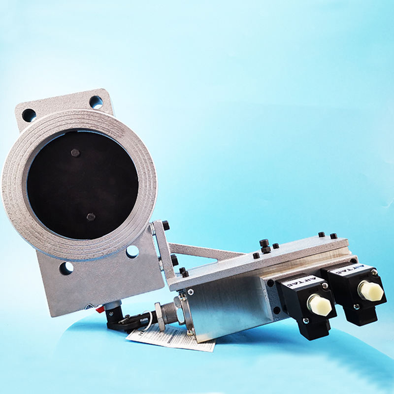 dqsw2气动双位蝶阀 炉气 烟道气动双位蝶阀 电动球磨双位铸铁蝶阀