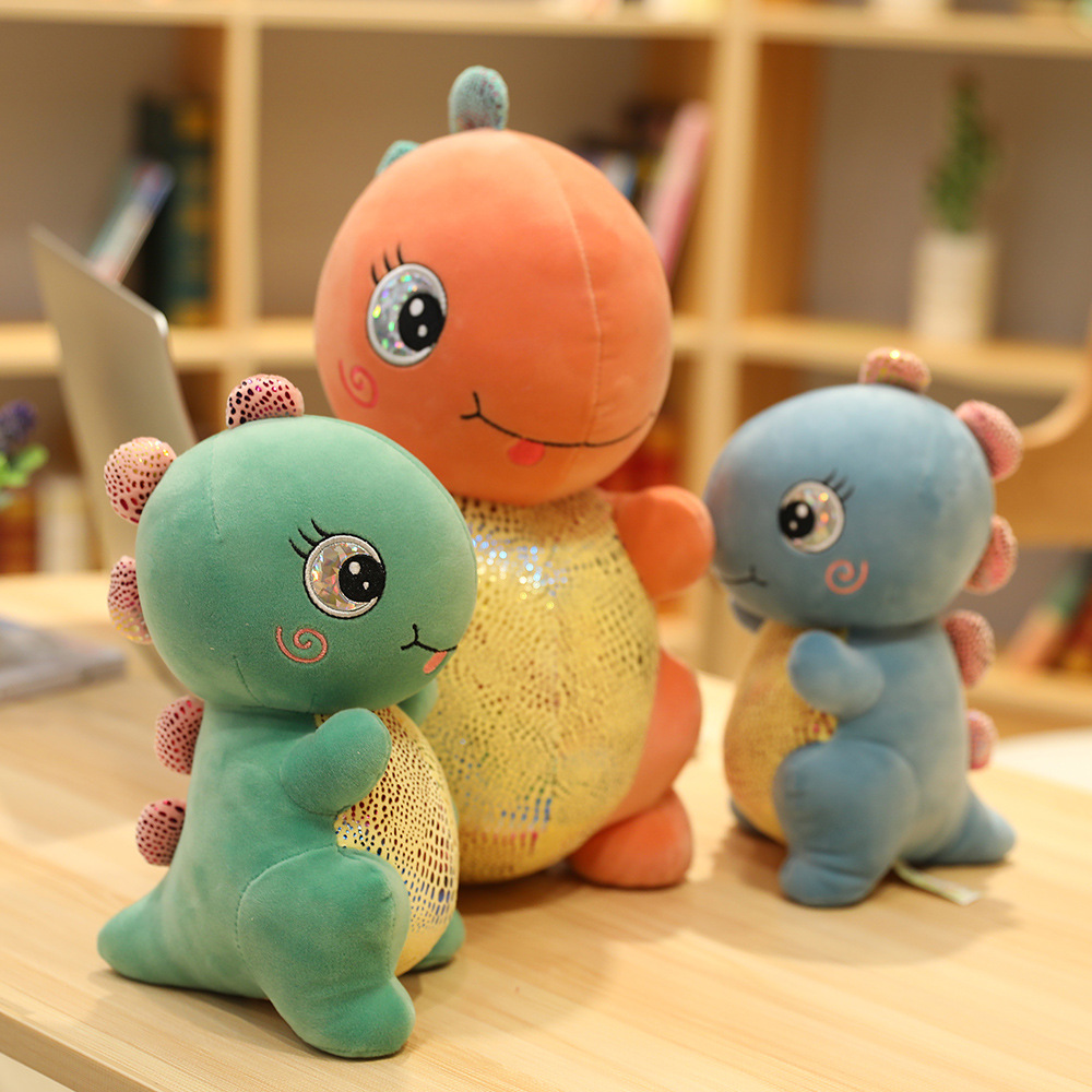 2021新款可爱恐龙家族毛绒玩具公仔儿童过家家恐龙宝宝玩偶批发