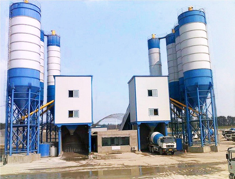 商混站 商砼搅拌站 多少钱郑州洪宾180混凝土搅拌站
