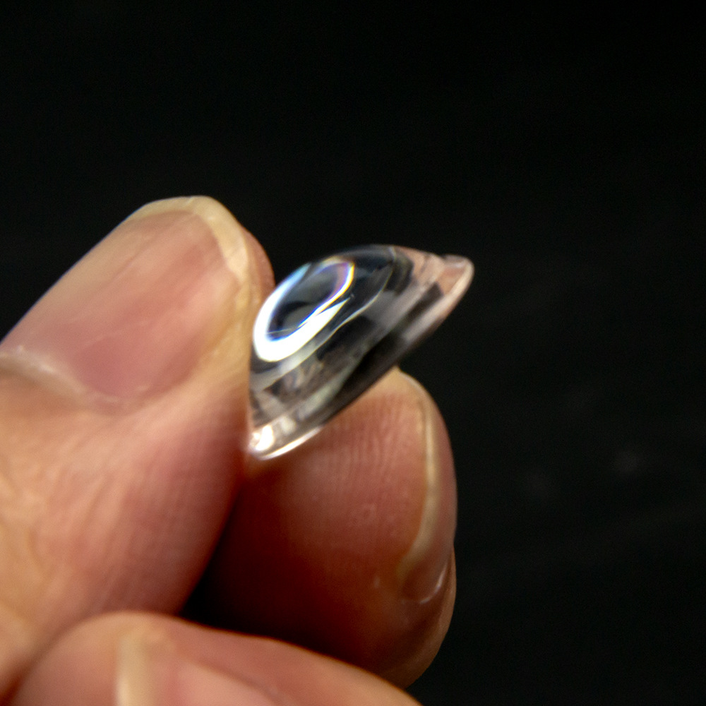 平凸透镜大功率led凸透镜光学玻璃透镜聚焦镜片定制钓鱼灯透镜