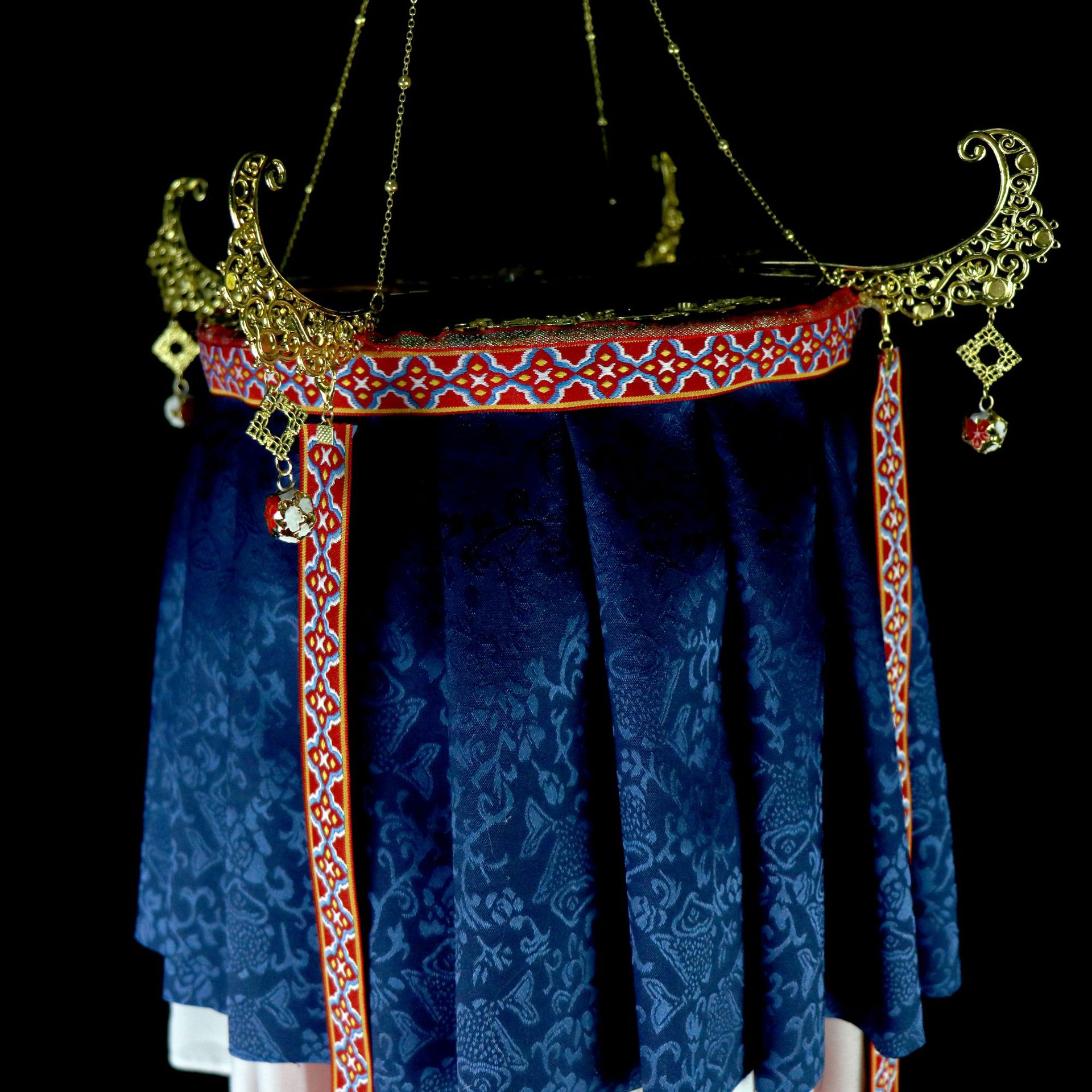 贰玥新品绛纱灯 汉服配饰灯笼拍照道具宫灯宋制明制绛纱灯配饰品