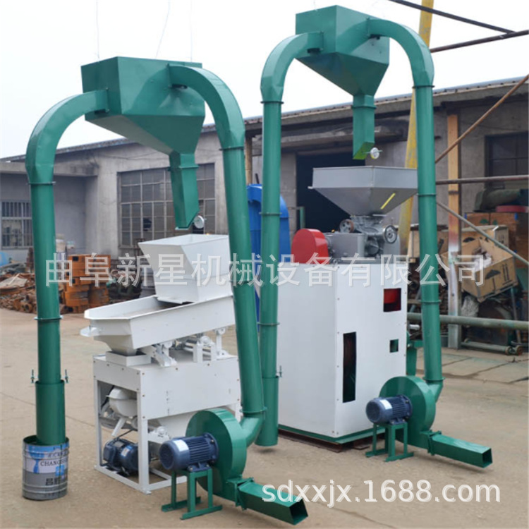 细糠粗康型谷子碾米机商用双风道水稻打米机小麦玉米去皮脱壳机