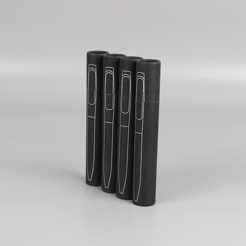 厂家直销黑色圆筒长圆筒定制 产品包装定制