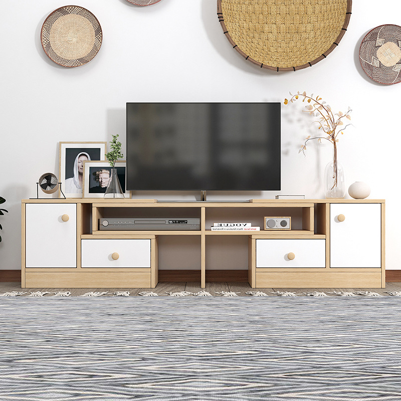 转角墙角电视柜简约现代小户型伸缩客厅地柜收纳储物柜电视机柜子