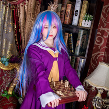 速卖通游戏人生cosplay no game no life妹妹白水手服制服一件代