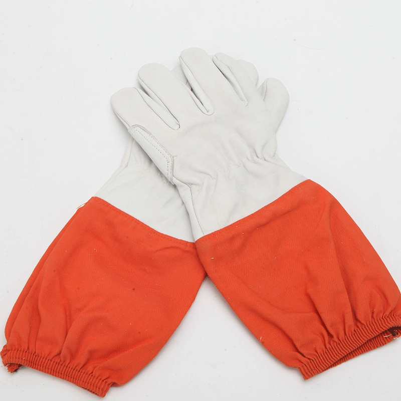 松紧款电焊羊皮手套耐高温隔热防烫手套氩弧焊焊接防飞溅羊皮手套